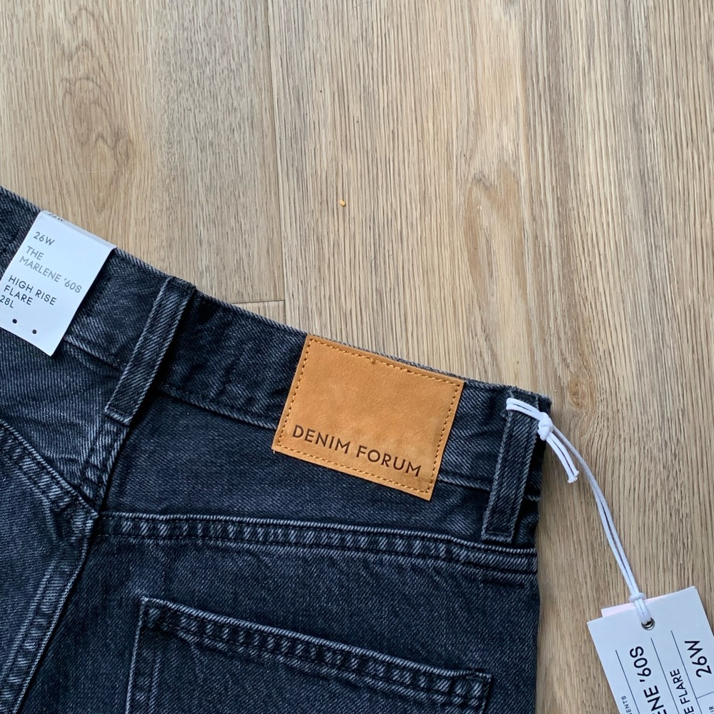Denim Forum The Marlene '60s High Rise Flare - Picture 11 of 12
